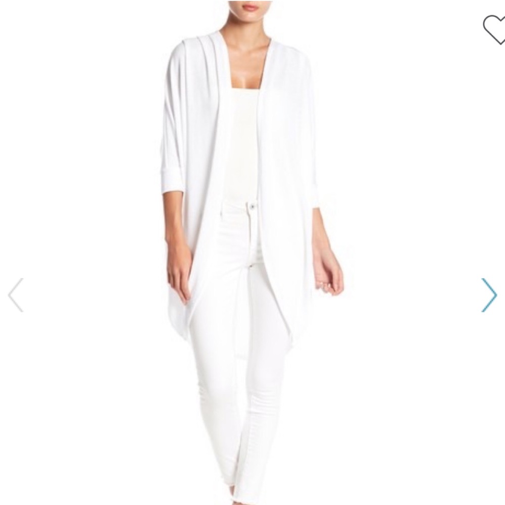 Abound Lightweight Cacoon Cardigan White XXSmall